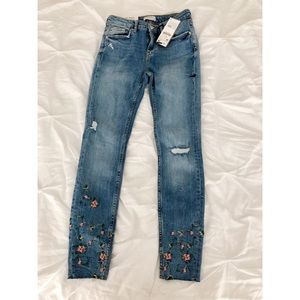 Zara mid rise jeans